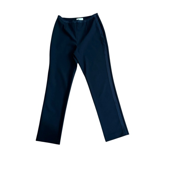 Aritzia Babaton Tuxedo Stripe Trousers Black Size 4 - Picture 1 of 9